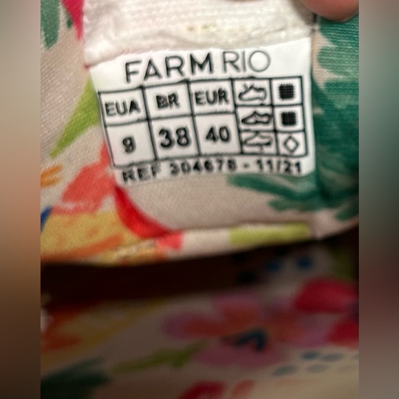 FARM Rio Sunny Day Platform Sneaker size 9 - Picture 10 of 14